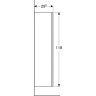Шкаф-пенал GEBERIT SMYLE 500,361.JK.1