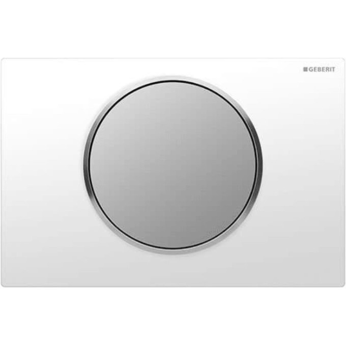 Смывная клавиша GEBERIT SIGMA 10 115,758.KL.5 белый хром матовый